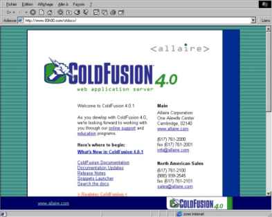 00h00.com : page d'accueil de Cold Fusion sur le site (14576 octets)